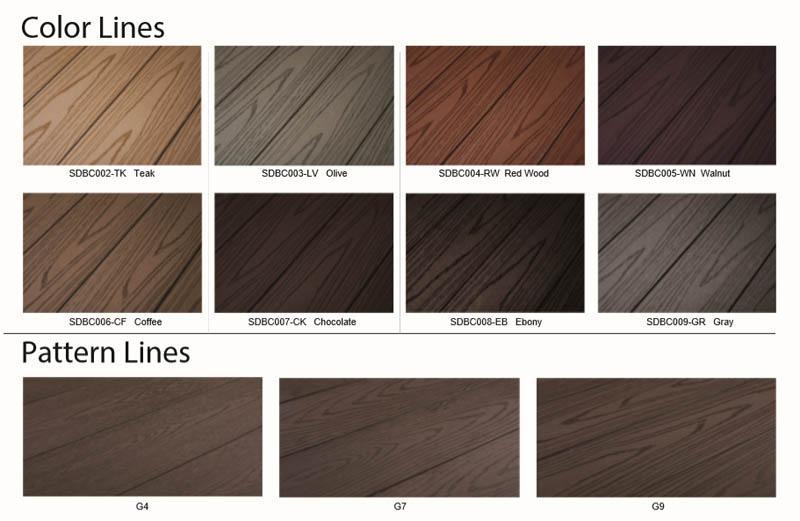 Adamas WPC cladding color